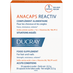 ANACAPS REACTIV DUCRAY 30 CAPSULAS
