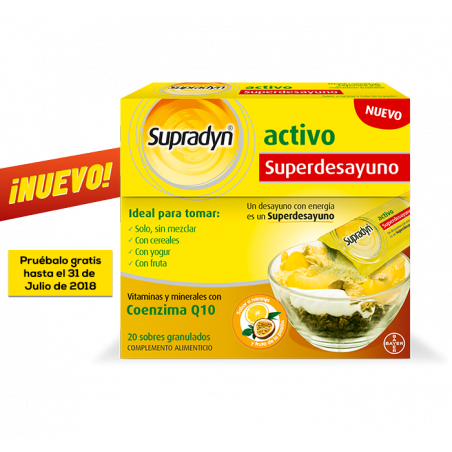SUPRADYN ACTIVO SUPERDESAYUNO 20 SOBRES SUPRADYN ACTIVO SUPERDESAYUNO 20 SOBRES