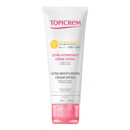 TOPICREM ULTRA HIDRATANTE CREMA SPF50+ 40ML TOPICREM ULTRA HIDRATANTE CREMA SPF50+ 40ML