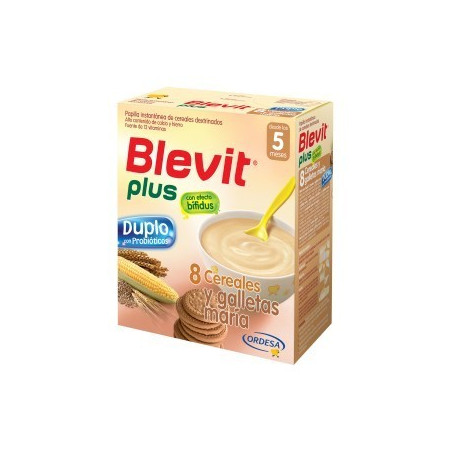 BLEVIT PLUS DUPLO 8 CEREALES Y GALLETAS DUPLO 600 G BLEVIT PLUS DUPLO 8 CEREALES Y GALLETAS DUPLO 600 G
