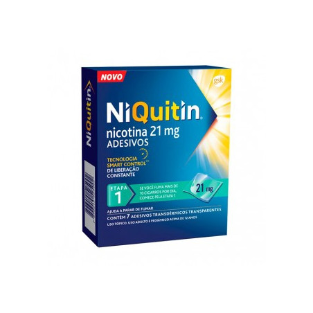 NIQUITIN CLEAR 21 mg/24 HORAS PARCHES TRANSDERMICOS