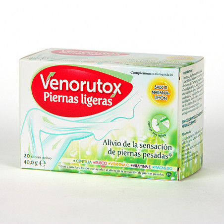 VENORUTOX PIERNAS LIGERAS 20 SOBRES