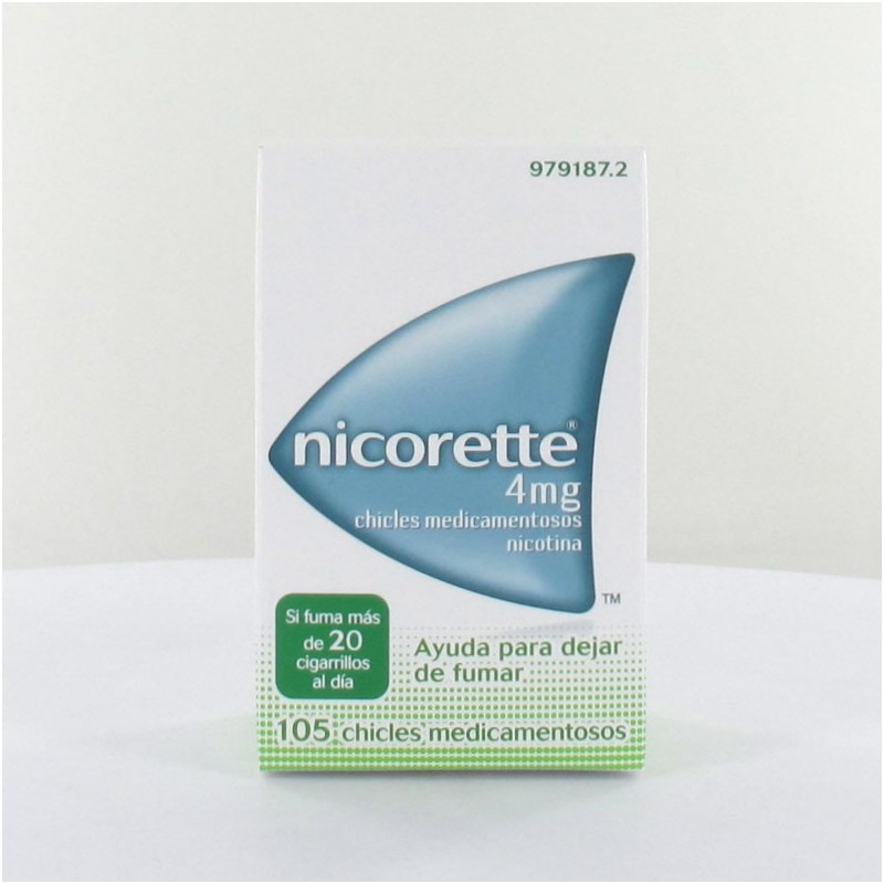 NICORETTE 4 mg CHICLES MEDICAMENTOSOS