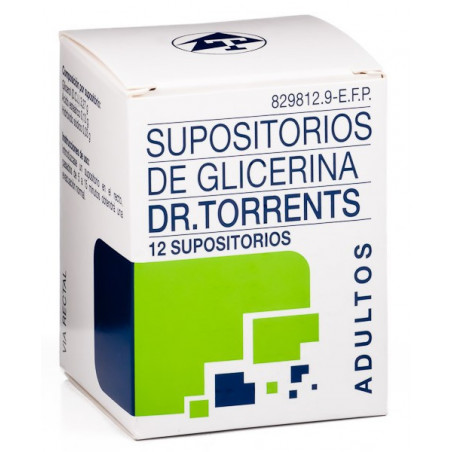 SUPOSITORIOS DE GLICERINA DR. TORRENTS ADULTOS