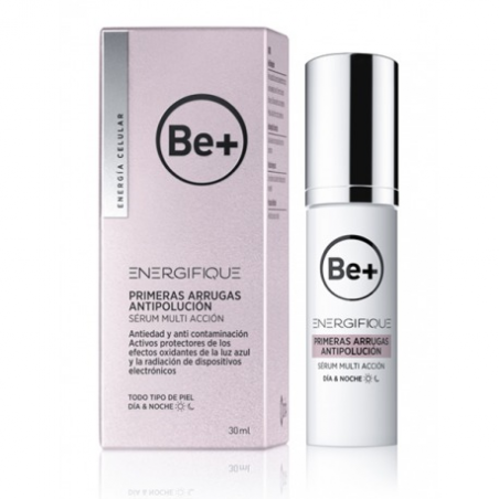BE+ ENERGIFIQUE PRIMERAS ARRUGAS ANTIPOLUCION SERUM MULTI ACCION 30 ML BE+ ENERGIFIQUE PRIMERAS ARRUGAS ANTIPOLUCION SERUM MULTI ACCION 30 ML