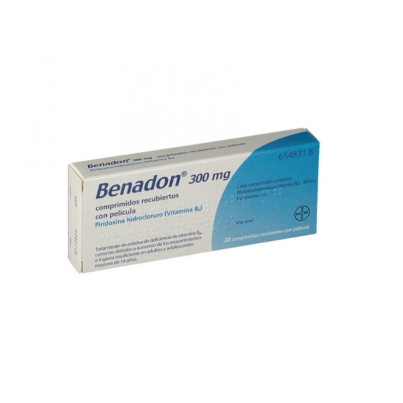 BENADON 300 mg COMPRIMIDOS RECUBIERTOS CON PELICULA