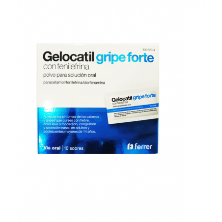 GELOCATIL GRIPE FORTE CON FENILEFRINA POLVO PARA SOLUCION ORAL GELOCATIL GRIPE FORTE CON FENILEFRINA POLVO PARA SOLUCION ORAL