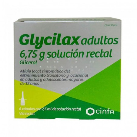 GLYCILAX ADULTOS 6,75 g SOLUCION RECTAL GLYCILAX ADULTOS 6,75 g SOLUCION RECTAL