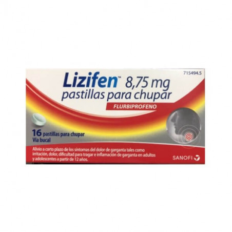 LIZIFEN 16 PASTILLAS PARA CHUPAR LIZIFEN 16 PASTILLAS PARA CHUPAR