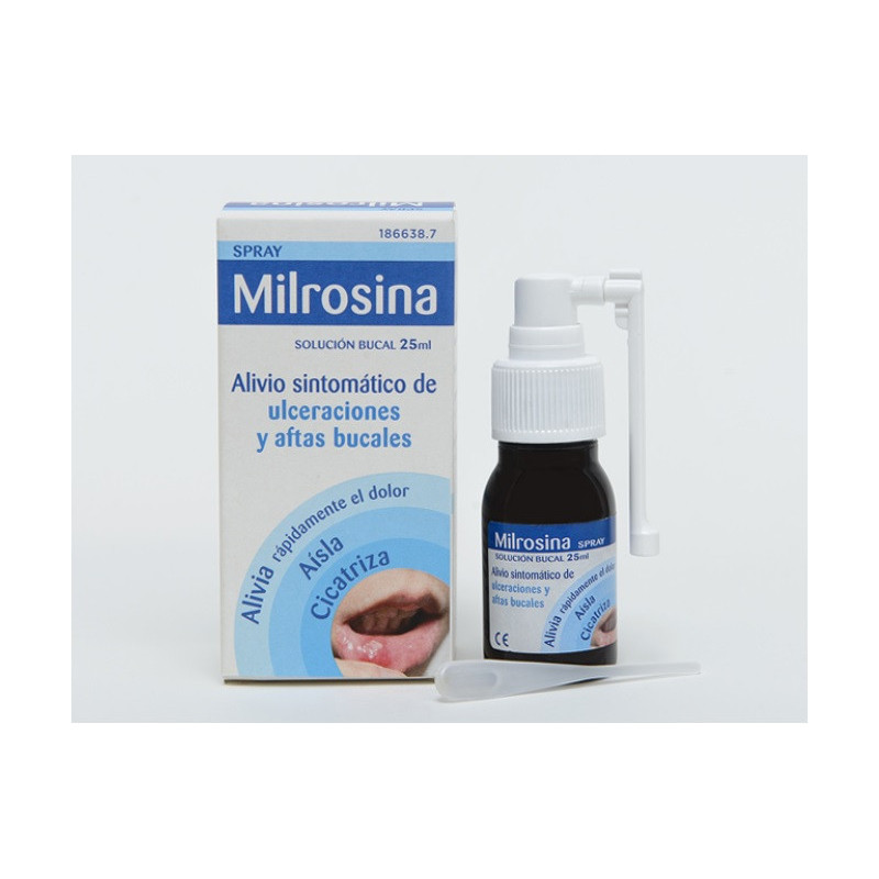 MILROSINA SPRAY SOLUCION BUCAL  25 ML