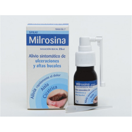 MILROSINA SPRAY SOLUCION BUCAL  25 ML