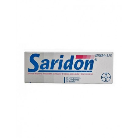 SARIDON BAYER 250 mg/150 mg/50 mg COMPRIMIDOS