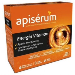 APISÉRUM JALEA REAL ENERGÍA VITAMAX 18 VIALES