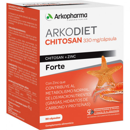 CHITOSAN FORTE 90 CAPSULAS CHITOSAN FORTE 90 CAPSULAS