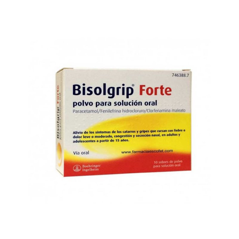 BISOLGRIP FORTE POLVO PARA SOLUCION ORAL