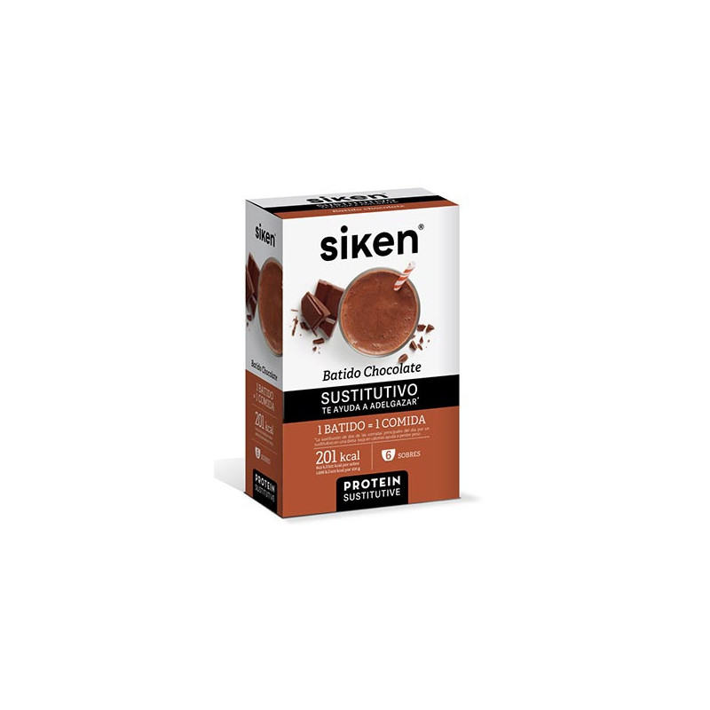 SIKEN BATIDO PROTEIN SUSTITUTIVO CHOCOLATE 6 SOBRES