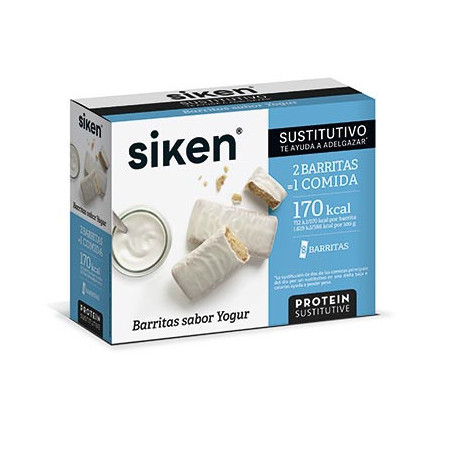 SIKEN PROTEIN SUSTITUTIVO BARRITA YOGUR 8 UNIDADES