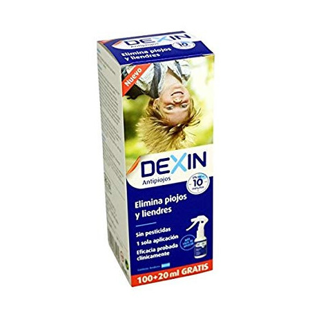 DEXIN ELIMINA PIOJOS Y LIENDRES SPRAY + LENDRERA