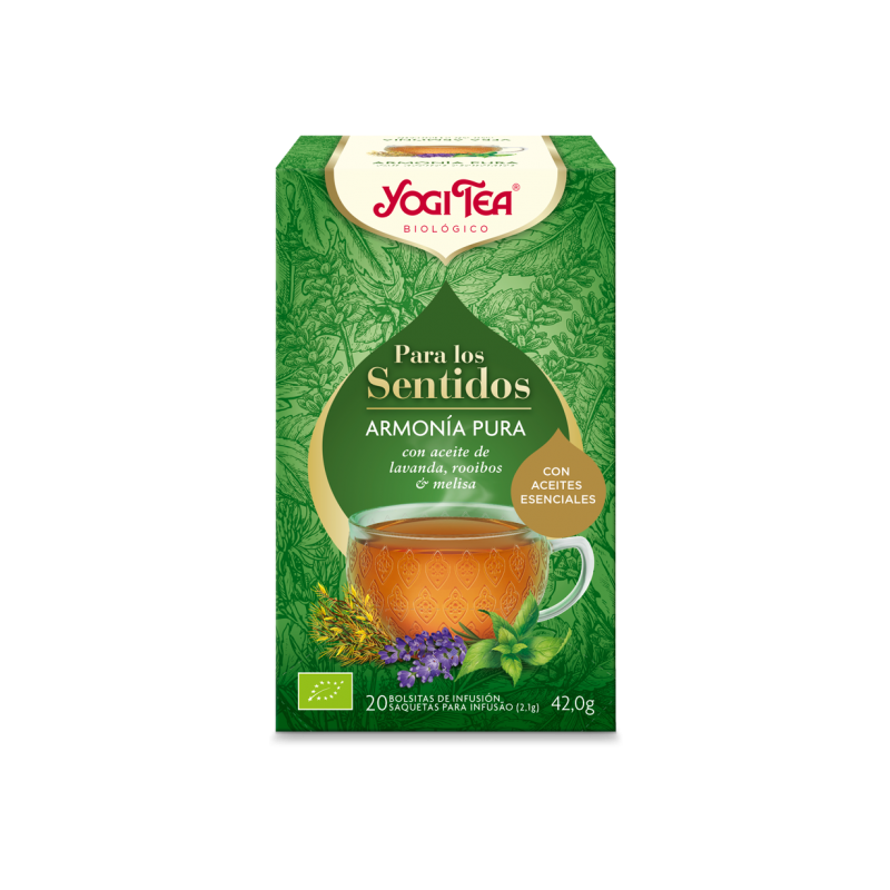 YOGITEA INFUSIÓN ARMONÍA PURA ACEITES ESENCIALES 20 BOLSITAS