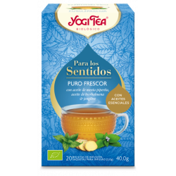 YOGITEA INFUSIÓN PURO FRESCOR ACEITES ESENCIALES 20 BOLSITAS