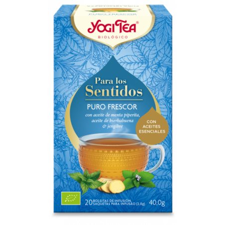 YOGITEA INFUSIÓN PURO FRESCOR ACEITES ESENCIALES 20 BOLSITAS YOGITEA INFUSIÓN PURO FRESCOR ACEITES ESENCIALES 20 BOLSITAS