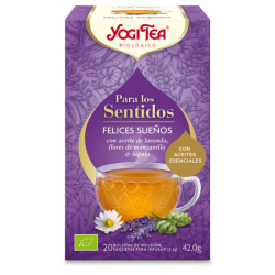 YOGITEA INFUSIÓN FELICES SUEÑOS ACEITES ESENCIALES 20 BOLSITAS