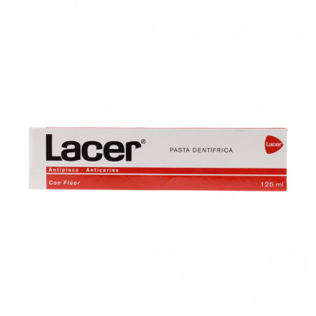 LACER PASTA CON FLUOR 125 ML + 25ML DE REGALO LACER PASTA CON FLUOR 125 ML + 25ML DE REGALO