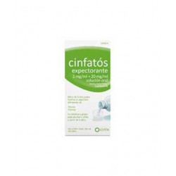 CINFATOS EXPECTORANTE 2 mg/ml + 20 mg/ml SOLUCION ORAL