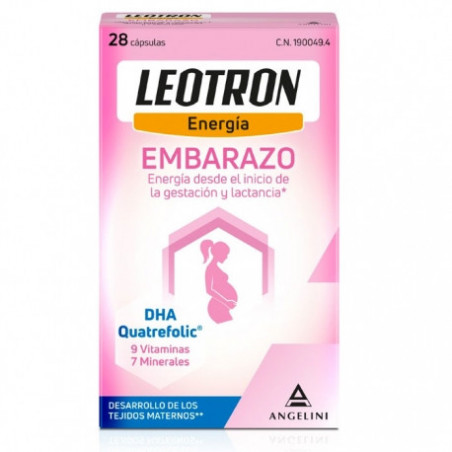 LEOTRON VITAMINAS EMBARAZO 28 CÁPSULAS LEOTRON VITAMINAS EMBARAZO 28 CÁPSULAS