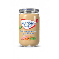 NUTRIBEN POLLO CON GUISANTES Y ZANAHORIAS 235G