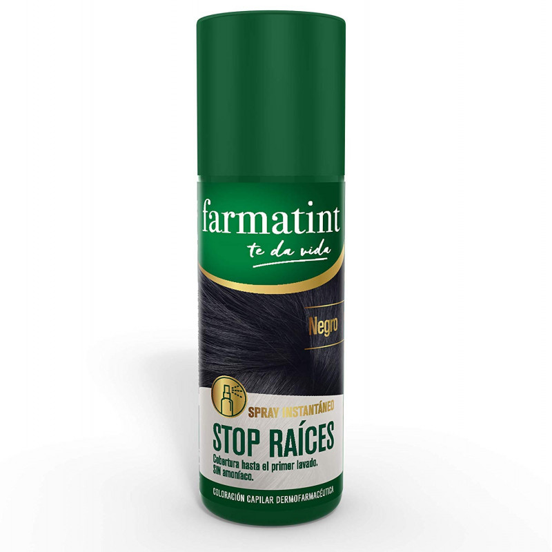 FARMATINT SPRAY INSTANTÁNEO STOP RAÍCES NEGRO 75ML