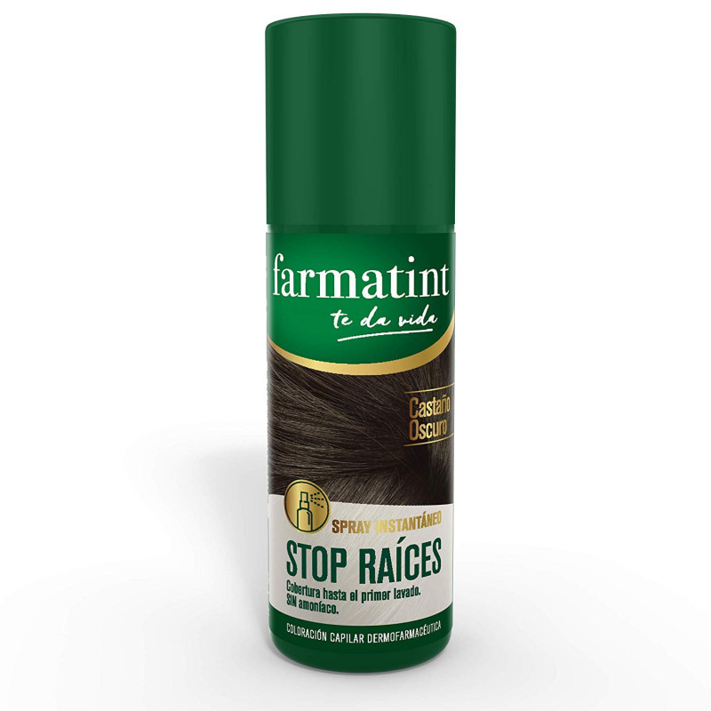 FARMATINT SPRAY INSTANTÁNEO STOP RAÍCES CASTAÑO OSCURO 75ML