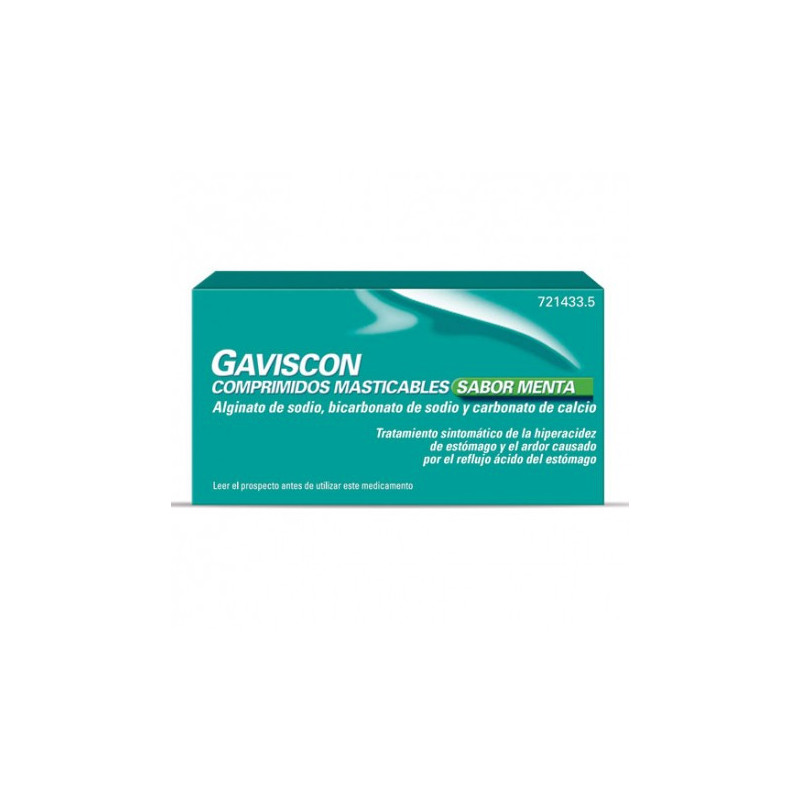 GAVISCON COMPRIMIDOS MASTICABLES SABOR MENTA