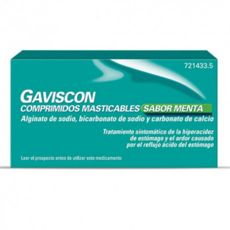 GAVISCON COMPRIMIDOS MASTICABLES SABOR MENTA