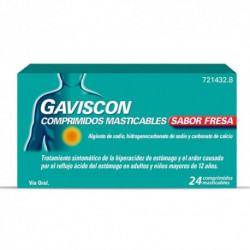 GAVISCON COMPRIMIDOS MASTICABLES SABOR FRESA