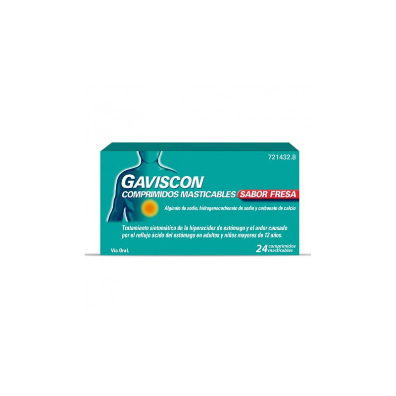 GAVISCON COMPRIMIDOS MASTICABLES SABOR FRESA