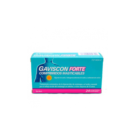 GAVISCON FORTE COMPRIMIDOS MASTICABLES