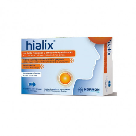 HIALIX GARGANTA 24 PASTILLAS PARA CHUPAR