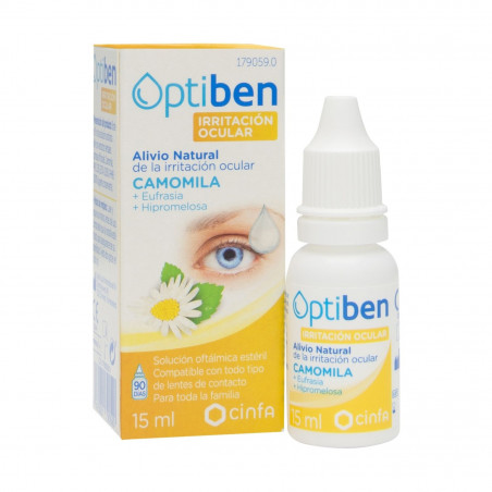 OPTIBEN OJOS IRRITADOS SEQUEDAD OCULAR FRASCO 15 ML