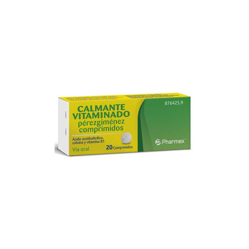 CALMANTE VITAMINADO PEREZGIMENEZ 20 COMPRIMIDOS