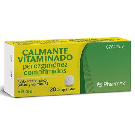 CALMANTE VITAMINADO PEREZGIMENEZ 20 COMPRIMIDOS