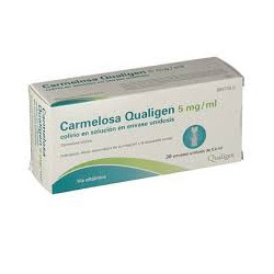 CARMELOSA QUALIGEN 5 MG/ML COLIRIO EN SOLUCION EN ENVASES UNIDOSIS