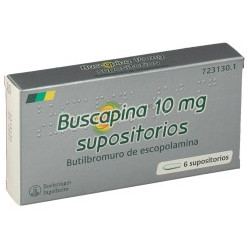 BUSCAPINA 10 mg SUPOSITORIOS