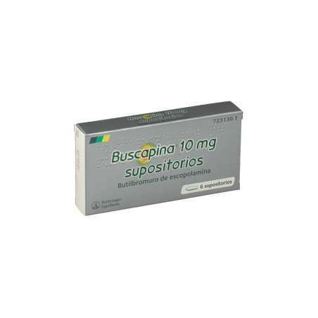 BUSCAPINA 10 mg SUPOSITORIOS