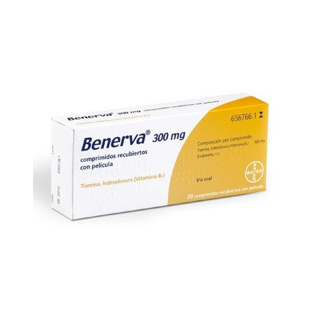 BENERVA 300 mg COMPRIMIDOS RECUBIERTOS CON PELICULA