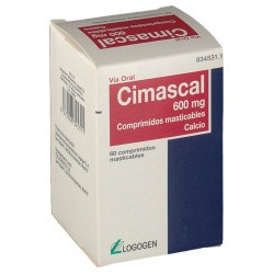 CIMASCAL 600 mg COMPRIMIDOS MASTICABLES