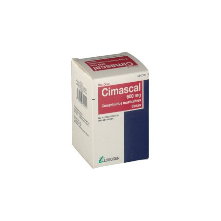 CIMASCAL 600 mg COMPRIMIDOS MASTICABLES