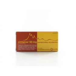 CINFAMAR 50 mg COMPRIMIDOS RECUBIERTOS