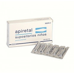 APIRETAL NIÑOS 250mg SUPOSITORIOS