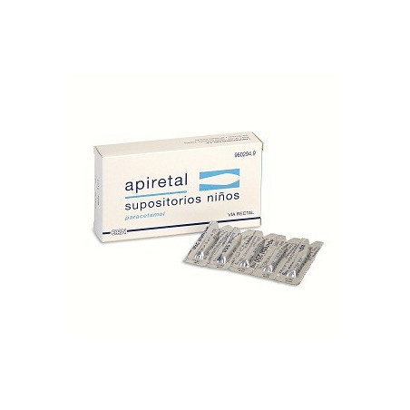 APIRETAL NIÑOS 250mg SUPOSITORIOS